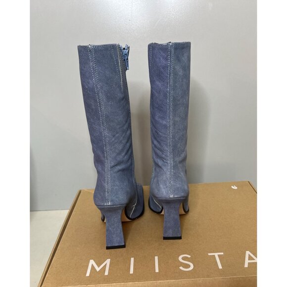 MIISTA Noor Denim Heel Boots Size 36 - Picture 7 of 9